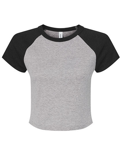 Women´s Micro Rib Raglan Baby Tee - Bauchfrei