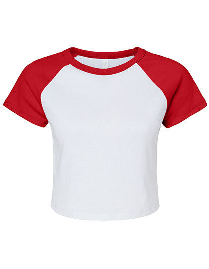 Women´s Micro Rib Raglan Baby Tee - Bauchfrei