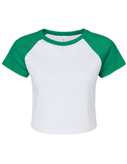 Women´s Micro Rib Raglan Baby Tee - Bauchfrei