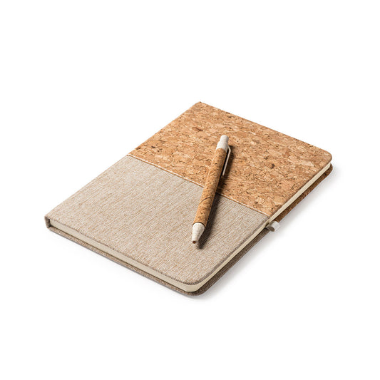 Notizbuch mit Korkeinband