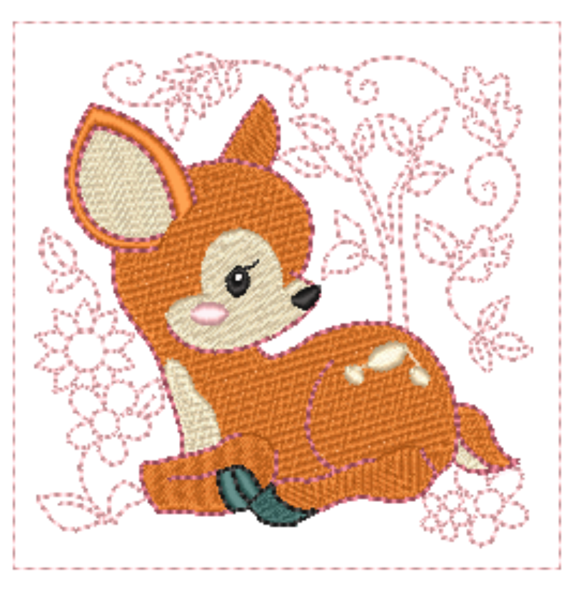 Stickdatei Babyhirsch