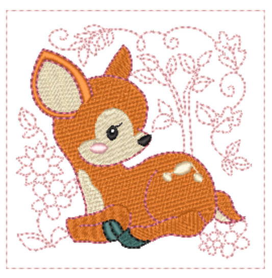 Stickdatei Babyhirsch