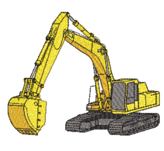 Stickdatei Bagger