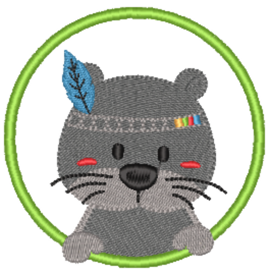 Stickdatei Biber